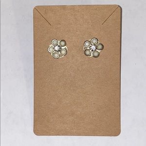 Gold Flower Earrings